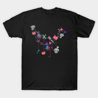 Spooky Neon Garland T-Shirt